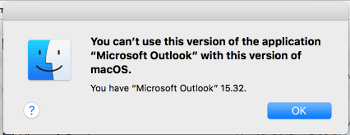 outlook 365 2016 for mac stuck in offline